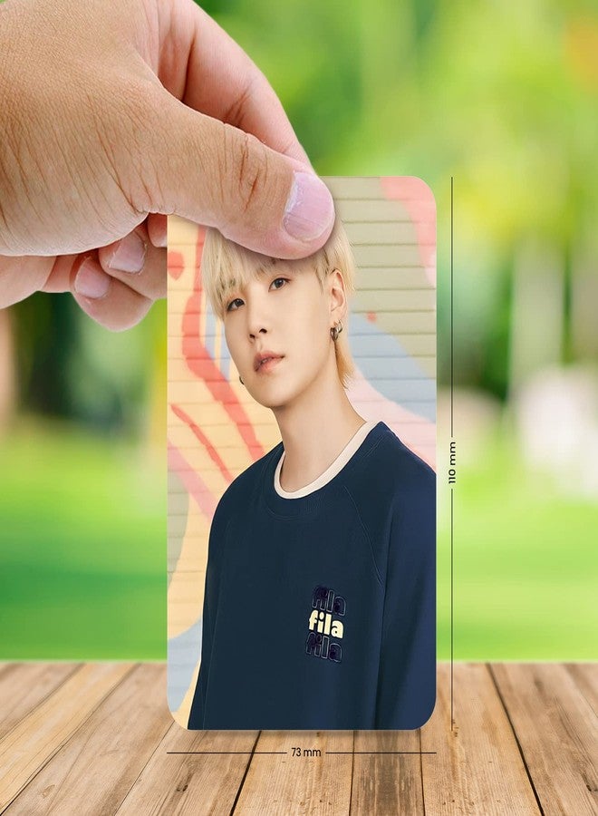 NS Trading مجموعة بطاقات صور NS Trading BTS Suga (عضو) - مجموعة من 16 بطاقة + هديتين مجانيتين - Image 3